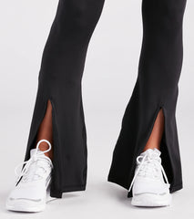 Weekend Loading Seamless Slit Flare Pants