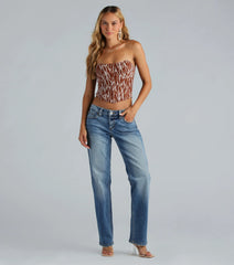 '90s Style Low-Rise Relaxed Fit Jeans