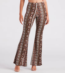 Bohemian Girl High Rise Flare Pants