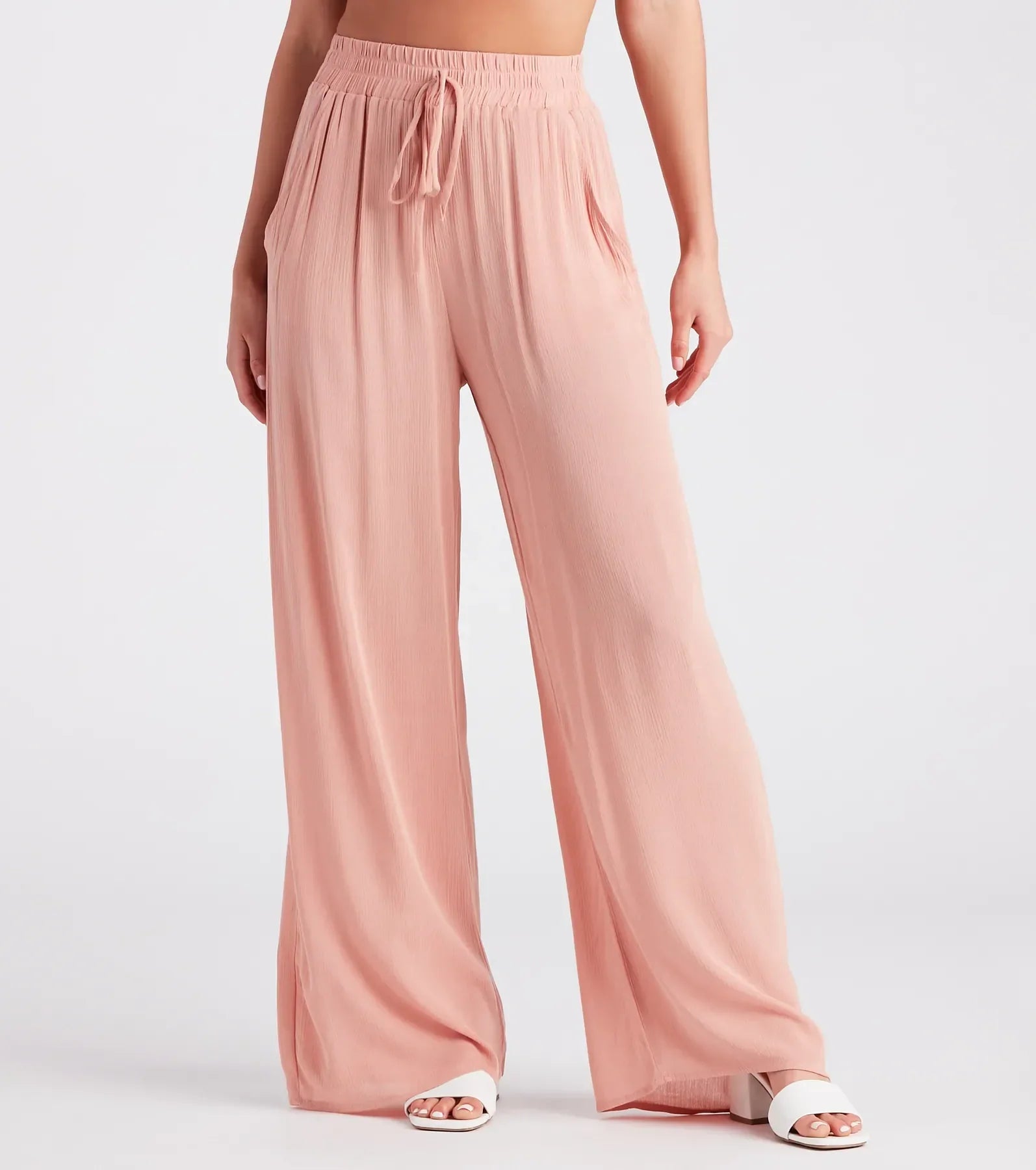 Casual Weekend Plans Wide-Leg Pants