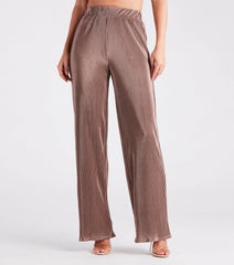 Stylish Company Pleated Wide Leg Pants