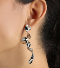 Add Some Drama Spiral Drop Earrings