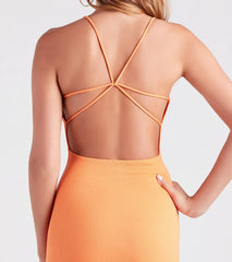 Double Take Strappy Back Mini Dress