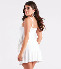 Call You Sweetheart Ruffle A-Line Dress