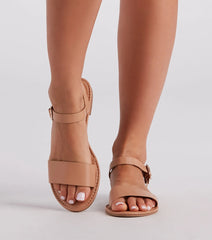 So Effortless Chic Strappy Sandals