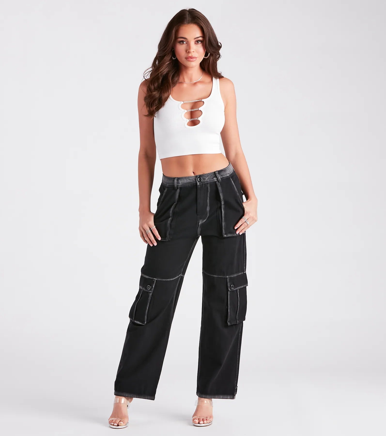 Casual Hangout Straight-Leg Cargo Pants