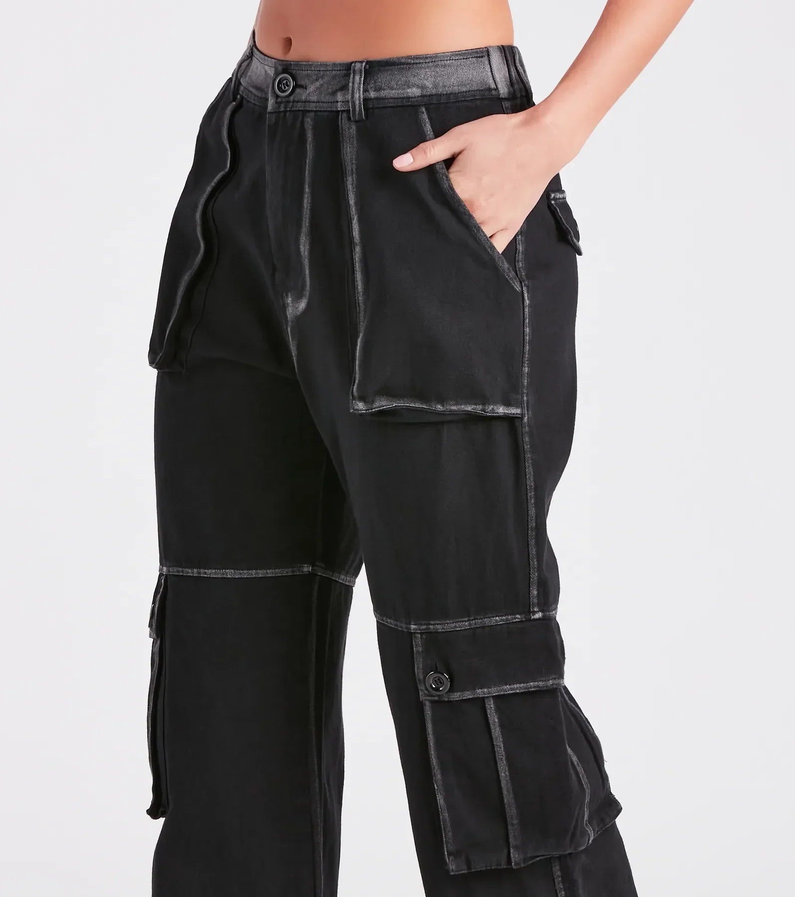 Casual Hangout Straight-Leg Cargo Pants