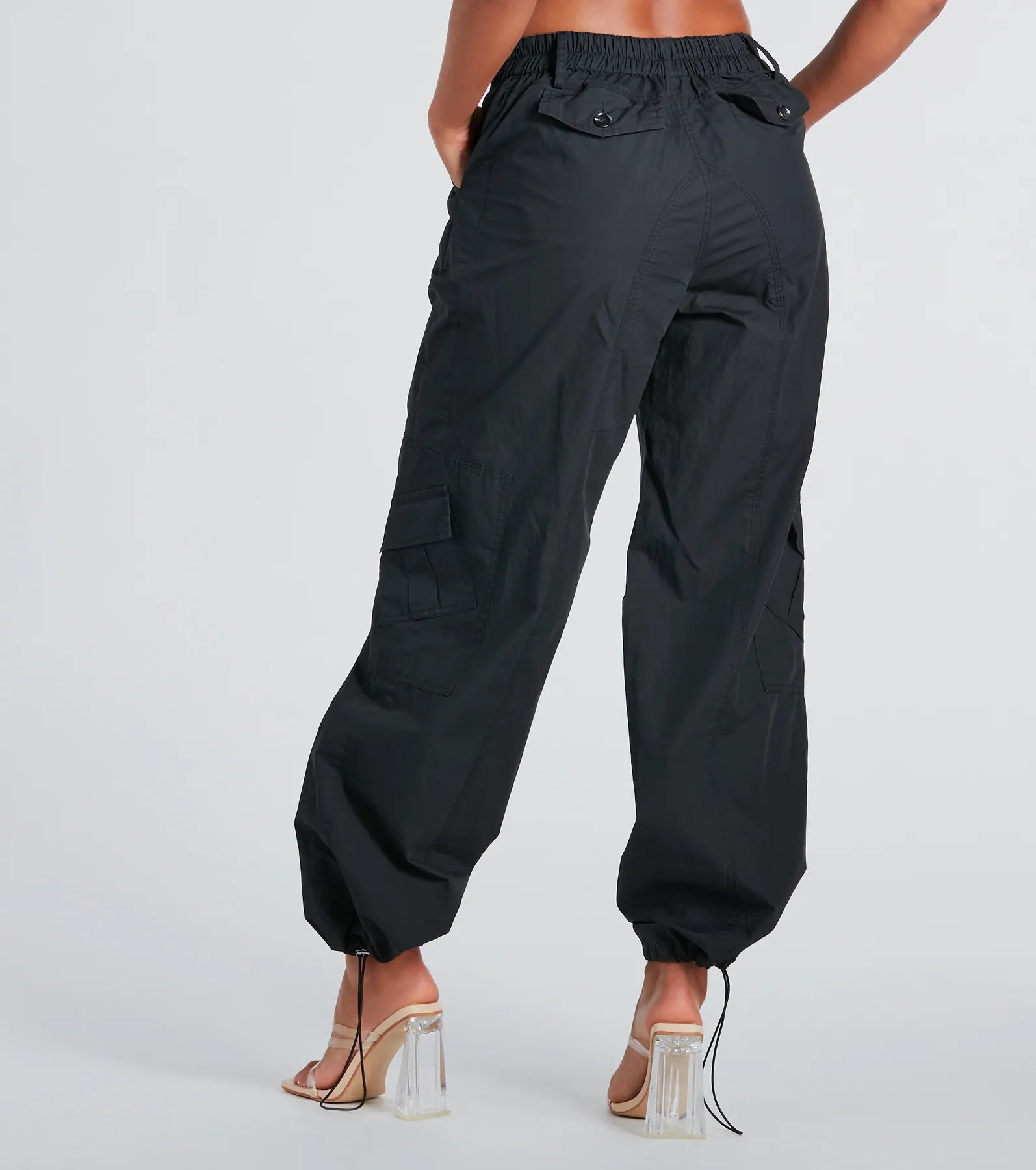 Major Cool Girl Parachute Cargo Pants