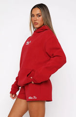 13th Avenue Oversized Hoodie Red