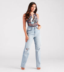 Total Mood High-Rise Boyfriend Denim Jeans