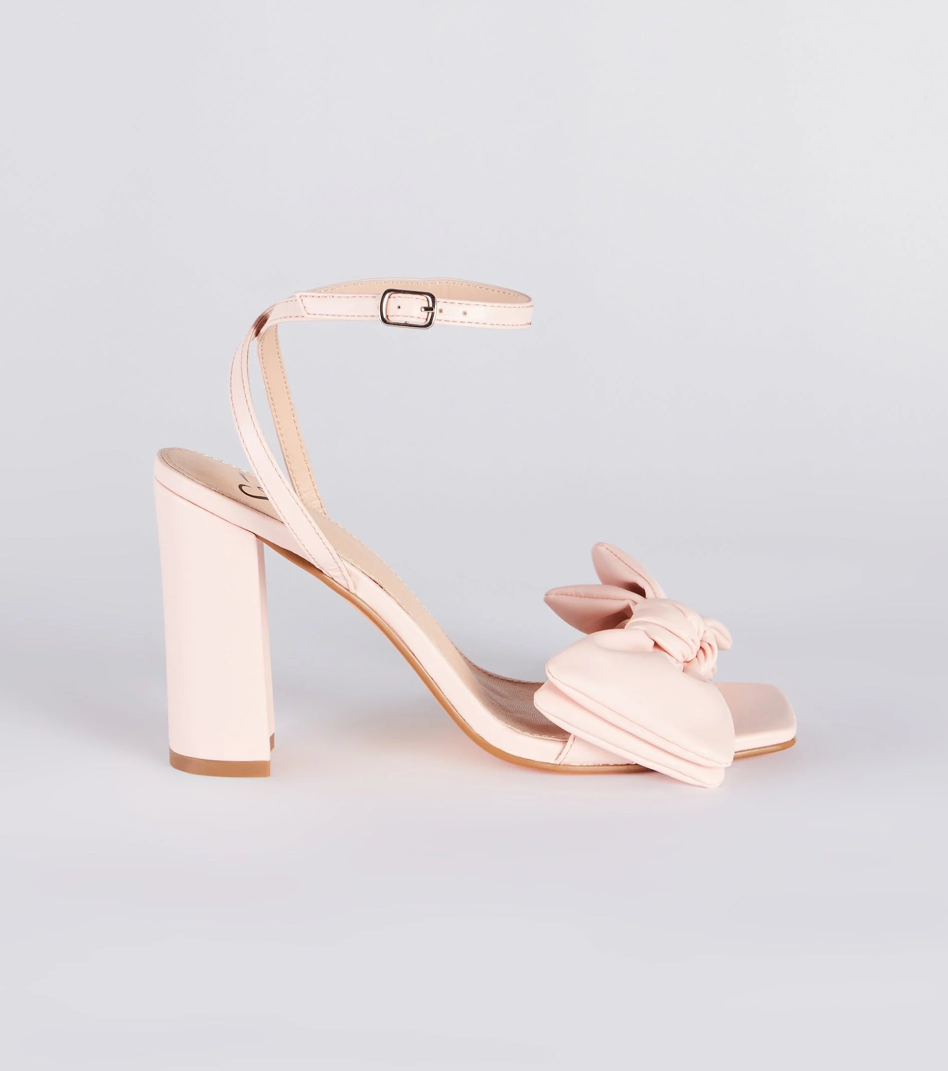 Treat Myself Statement Bow Block Heels