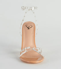 Under The Sea Jewel Faux Pearl Heels