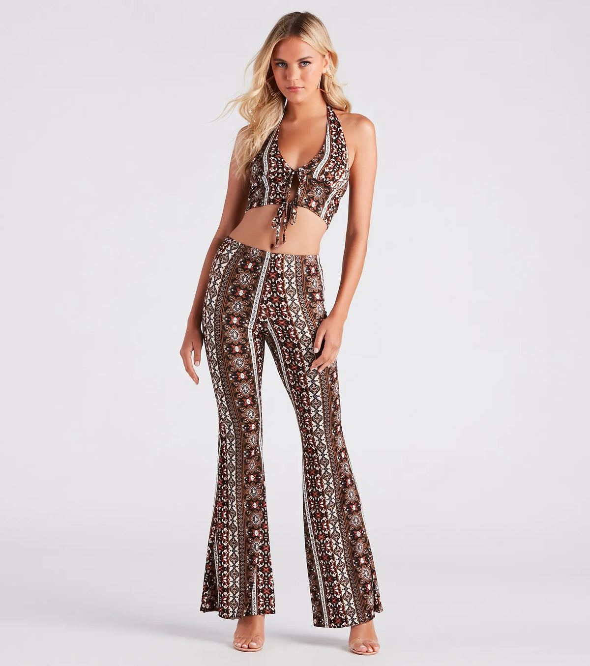 Bohemian Girl High Rise Flare Pants